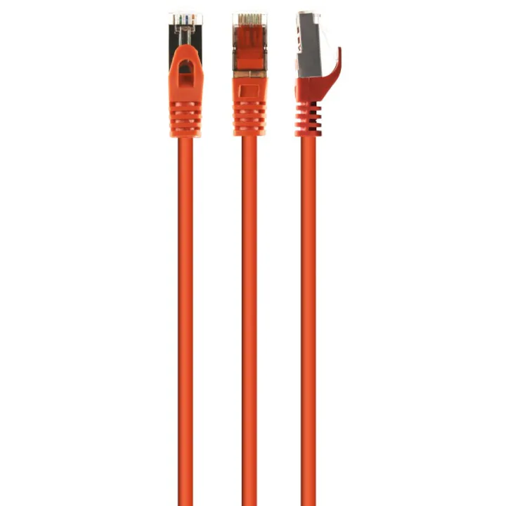 Cabluri retea - Patchcord Rețea GEMBIRD, Cat. 6A, S/FTP, LSZH, 2m, Portocaliu