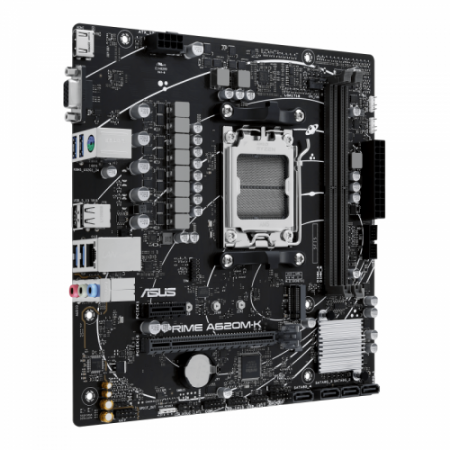 Placa de baza ASUS PRIME A620M-K, AMD A620, Socket AM5, mATX [1]