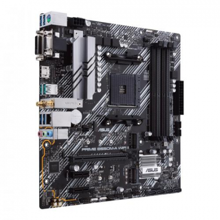 Placa de baza ASUS PRIME B550M-A (WI-FI) II, AMD B550, socket AM4, mATX [1]