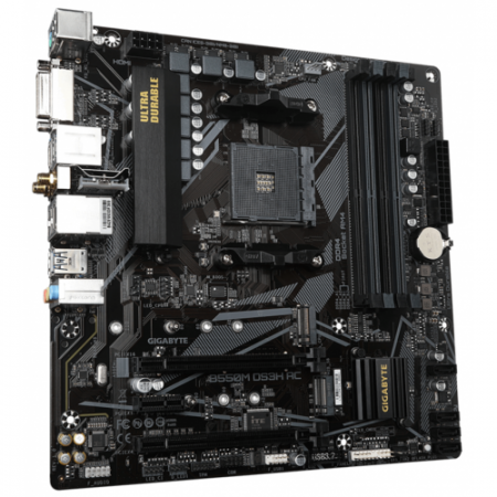 Placa de baza Gigabyte B550M DS3H AC, AMD B550, Socket AM4, mATX [1]