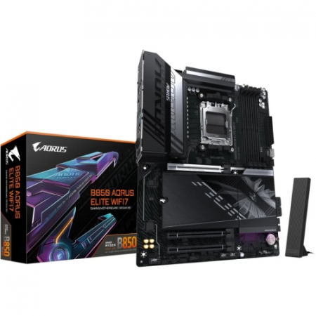Plăci de baza - Placa de baza Gigabyte B850 AORUS ELITE WIFI7, AMD B850, Socket AM5, ATX