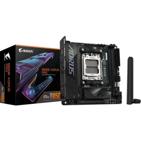 Plăci de baza - Placa de baza Gigabyte B850I AORUS PRO, AMD B850, Socket AM5, mITX