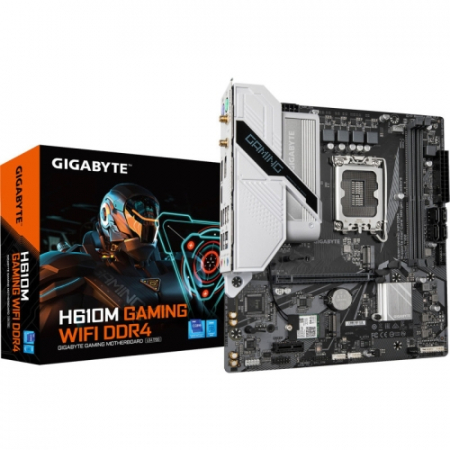 Gaming - Placa de baza Gigabyte H610M GAMING WIFI DDR4, Intel H610, Socket 1700, mATX