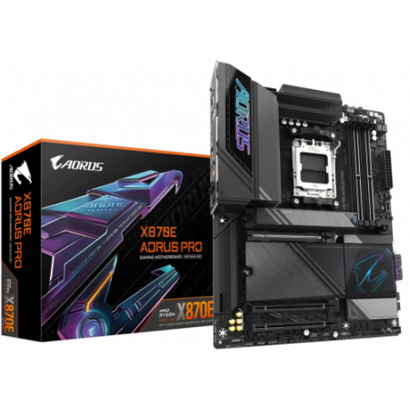 Plăci de baza - Placa de baza Gigabyte X870E AORUS PRO, AMD X870E, Socket AM5, ATX