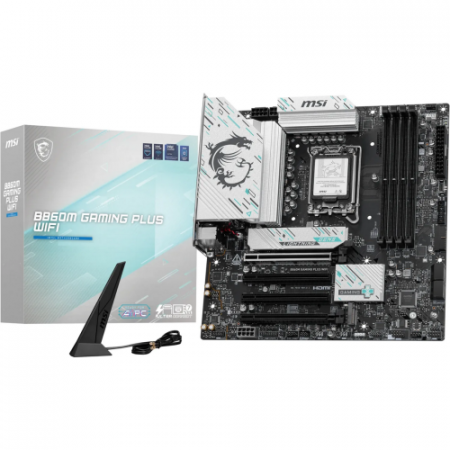 Plăci de Bază Gaming - Placa de baza MSI B860M GAMING PLUS WIFI, Intel B860, Socket 1851, mATX