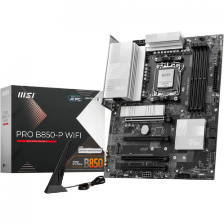 Plăci de Bază Gaming - Placa de baza MSI PRO B850-P WIFI, AMD B850, Socket AM5, ATX