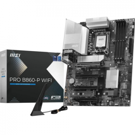 Plăci de Bază Gaming - Placa de baza MSI PRO B860-P WIFI, Intel B860, Socket 1851, ATX