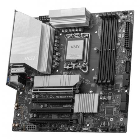 Placa de baza MSI PRO B860M-A WIFI, Intel B860, Socket 1851, mATX [4]