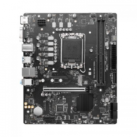 Placa de baza MSI PRO H610M-E DDR4, Intel H610, socket 1700, mATX [1]