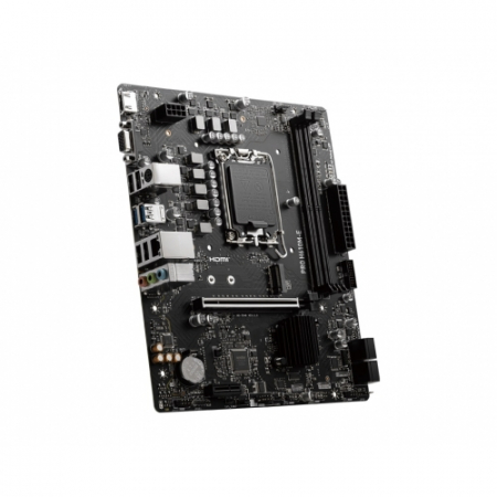 Placa de baza MSI PRO H610M-E, Intel H610, Socket 1700, mATX [2]