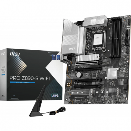 Gaming - Placa de baza MSI PRO Z890-S WIFI, Intel Z890, Socket 1851, ATX