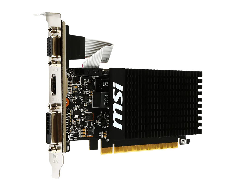 Placa video MSI GeForce GT 710 2GB DDR3 64-bit Low Profile (GT 710 2GD3H LP) - MSI [1]