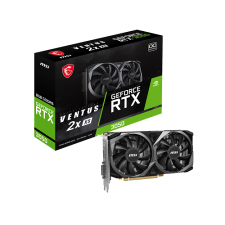 Placi video - Placa video MSI nVidia GeForce RTX 3050 VENTUS 2X XS OC 8GB, GDDR6, 128bit