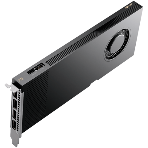 Cabluri & Adaptoare Audio-Video - PNY NVIDIA RTX PRO 4000 Blackwell OEM Version, PCI-Express x16 Gen 5.0, 24 GB GDDR7 ECC 192-bit, 672 GB/s, 140W, FMHL Single Slot (11,2cm H x 24,1cm L), 4x DP 2.1b