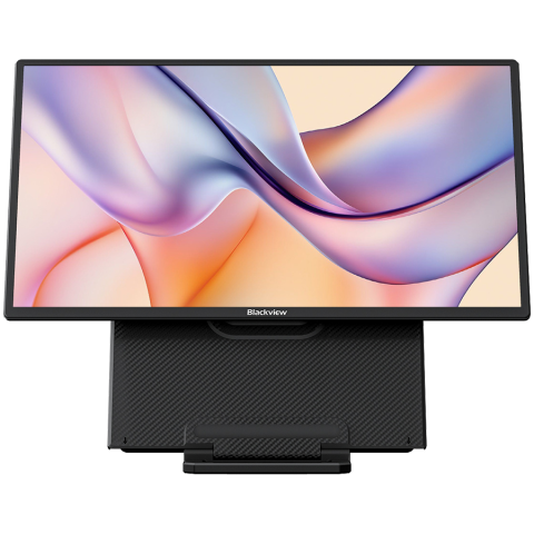 Monitoare\ Televizoare - Portable monitor Blackview Table 10 LCD Monitor IPS FHD 23.8inch 1920x1200 16:9 LCD 100Hz 178 USB-C 3.1x2 Full 1xminiHDMI 312x237x32.8mm Plug into Laptop, PC, Game Console, and More, Plug & Play Black