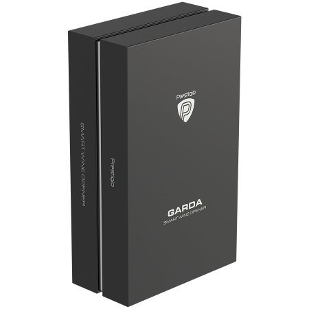 Prestigio Garda, smart wine opener, simple operation with 2 buttons, aerator, vacuum stopper preserver, foil cutter, opens up to 50 bottles wihout recharging, premium design, 500mAh battery, Dimension [12]