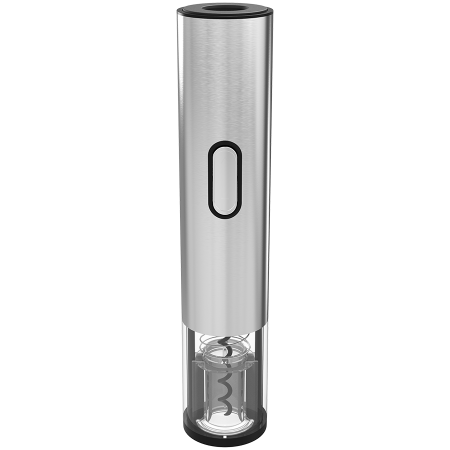 Prestigio Garda, smart wine opener, simple operation with 2 buttons, aerator, vacuum stopper preserver, foil cutter, opens up to 50 bottles wihout recharging, premium design, 500mAh battery, Dimension [1]