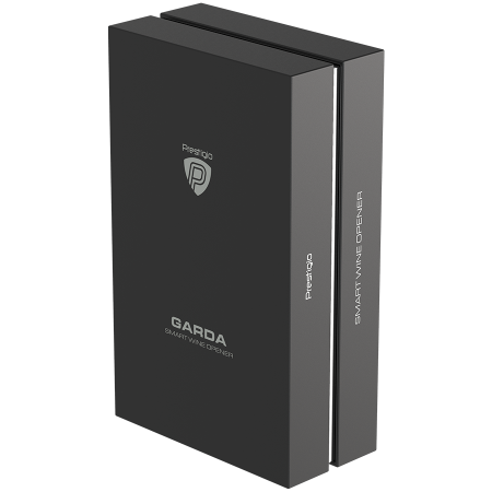 Prestigio Garda, smart wine opener, simple operation with 2 buttons, aerator, vacuum stopper preserver, foil cutter, opens up to 50 bottles wihout recharging, premium design, 500mAh battery, Dimension [11]