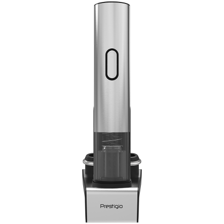 Prestigio Garda, smart wine opener, simple operation with 2 buttons, aerator, vacuum stopper preserver, foil cutter, opens up to 50 bottles wihout recharging, premium design, 500mAh battery, Dimension [6]