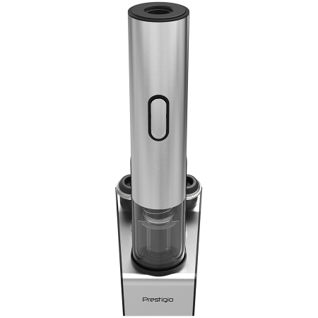 Prestigio Garda, smart wine opener, simple operation with 2 buttons, aerator, vacuum stopper preserver, foil cutter, opens up to 50 bottles wihout recharging, premium design, 500mAh battery, Dimension [9]