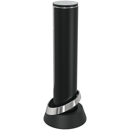 Prestigio Maggiore, smart wine opener, 100% automatic, opens up to 70 bottles without recharging, foil cutter included, premium design, 480mAh battery, Dimensions D 48*H228mm, black + silver color. [4]
