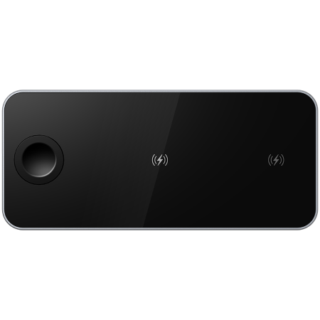 Prestigio ReVolt A5, 3-in-1 wireless charging station for iPhone, Apple Watch, AirPods, wilreless output for phone 7.5W/10W, wireless output for AirPods 5W, wireless output for Apple Watch 2.5W, mater [1]