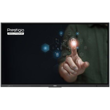 Multiboard - PRESTIGIO SOLUTIONS Multiboard 65" Light Series UHD 4K, Android 13, Dual Wi-Fi, 40TP, touch pen