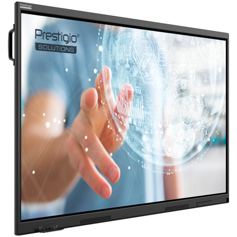 Tableta interactiva / Display interactiv Prestigio Solutions Multiboard Light Series Gen 7, 75 inch, 4K, Android 14, Google EDLA, 8GB RAM, 128GB, Negru (75-inch Light Series Gen 7) [2]