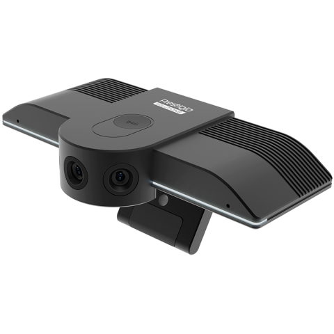 TV, Audio-Video & Multimedia - Prestigio Solutions Video Conferencing Panoramic VC Camera: 4K, 12MP, 2 mic, 4m (Range), Connection via USB Type-C