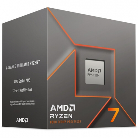 Procesoare - Procesor AMD Ryzen 7 8700F, 4.10GHz, Socket AM5, Box