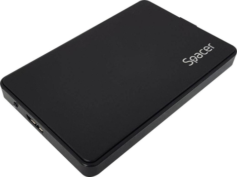 Rack ext. HDD/SSD 2.5" Spacer USB 3.0 negru [1]