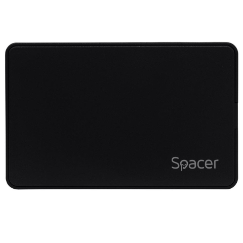 Rack extern HDD/SSD 2.5" Spacer USB-C 3.1 negru [1]