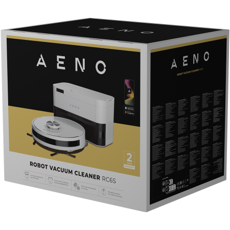 Robot Cleaner w/Dust Collector, white, 2in1 and dust tank, 4000pa, 3200mAh battery [11]