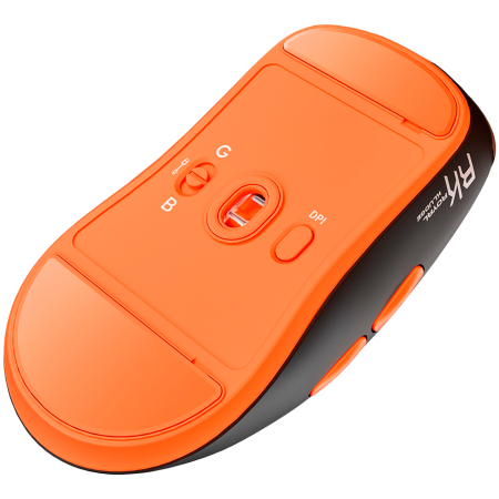 ROYAL KLUDGE M30 Black Orange Gaming Mouse PAW 33111K [4]