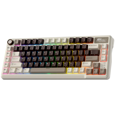 ROYAL KLUDGE RK L75 Mocha Grey Gaming Keyboard Cream switch [1]