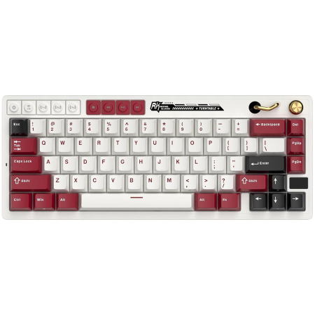Jocuri si multimedia - ROYAL KLUDGE RK M65 Famicom Gaming Keyboard Cream switch