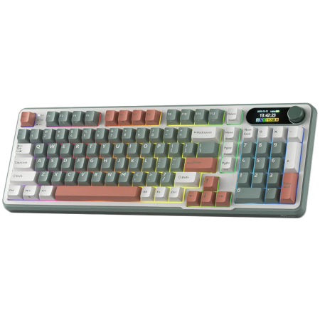 ROYAL KLUDGE RK-S98 Camping Green Gaming Keyboard Chartreuse switch [1]