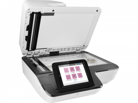 Scanner HP Scanjet Enterprise Flow N9120, dimensiune A3, tip flatbed, viteza scanare: max 120ppm/240ipm, duplex, ADF 200 coli, rezolutie optica 600dpi, rezolutie hardware 600x600dpi, senzor CCD, software: drivere HP Scan, ISIS, WIA, Kofax VRS Pro, Nuance PaperPort, I.R.I.S Readiris Pro, I.R.I.S [3]