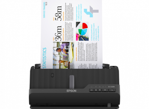 Imprimante & Multifunctionale & Plottere & Scannere - Scaner Epson ES-C320W, Duplex, USB, Wi-Fi