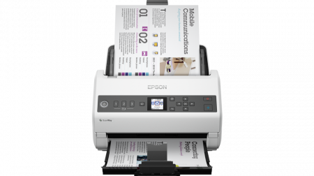 Imprimante & Multifunctionale & Plottere & Scannere - Scaner Epson WorkForce DS-730N, Duplex, Color, USB, Ethernet