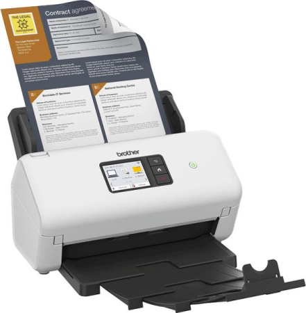 Scanner Brother ADS-4550W A4 Duplex 35 ppm Wi-Fi LAN USB Touchscreen [1]