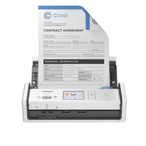Scannere - Scanner documente Brother ADS-1800W, Format A4, Duplex, Wi-Fi