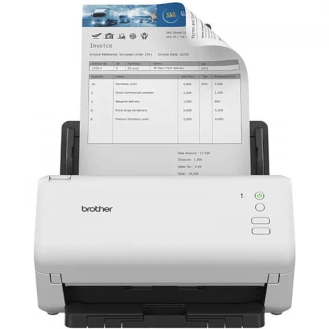 Imprimante & Multifunctionale & Plottere & Scannere - Scanner Brother ADS-4100, Format A4, Duplex, USB 3.0, 35 ppm