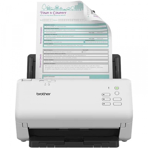 Scannere - Scanner Brother ADS-4300N, Format A4, Duplex, USB 3.0, Retea