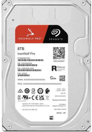 HDD Interne - Hard Disk Seagate IronWolf Pro 8TB 3.5 inch SATA III 7200RPM 256MB Cache NAS RAID