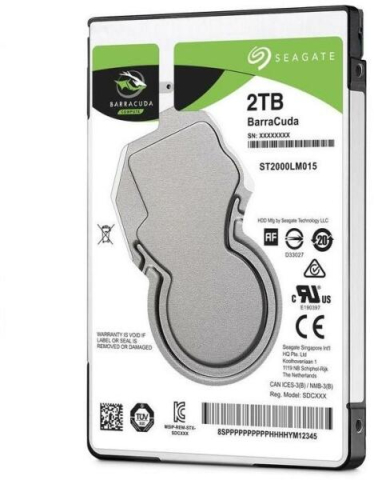 Hard disk intern 2.5 inch Seagate BarraCuda, 2TB, 5400 RPM, 128MB cache, SATA III (ST2000LM015) [2]
