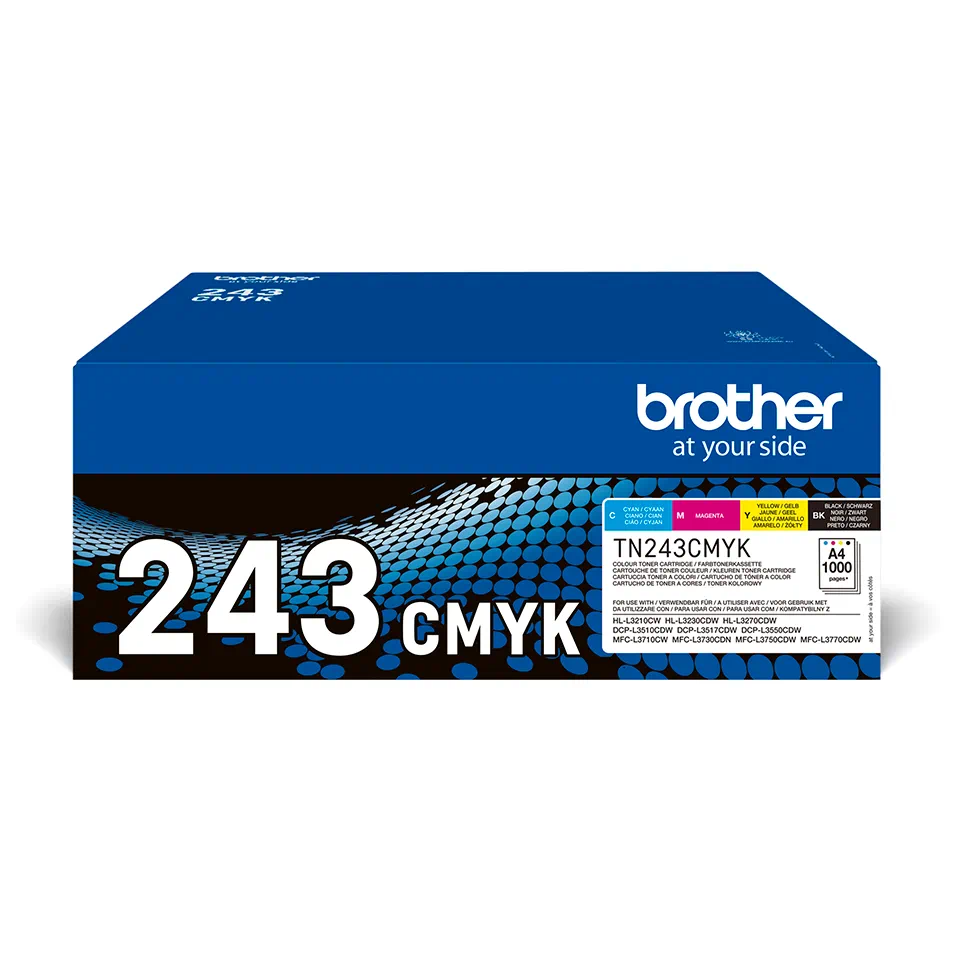 Cartus Toner - Toner Brother TN243CMYK, color (CMYK), original, 1000 pagini