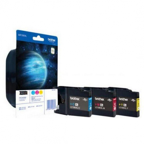 Cartușe cerneală Brother LC1280XL, color (cyan, magenta, yellow), original, 1200 pagini