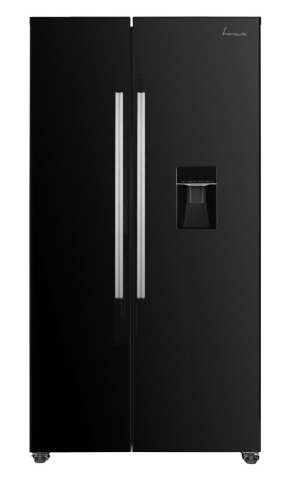 NOD_products - Side by Side FRAM FSBS-HM440NFBKWDE++, No Frost, 439 L, Clasa E, Dozator apa, Negru