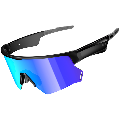 Smart Glasses Blackview D2 Sunglasses lenses Chips Jerry AD6976D4 8Mb 240mAh BT 5.1 APP HeyCyan ENC AI Lesten to music IP54 155x60x70mm Black [1]